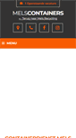 Mobile Screenshot of melscontainer.be
